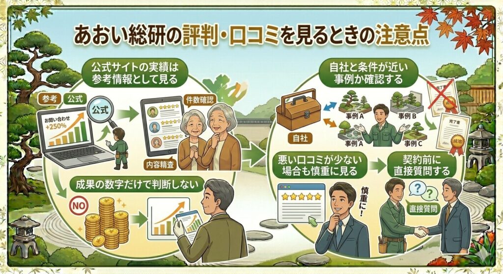 あおい総研の評判・口コミを見るときの注意点