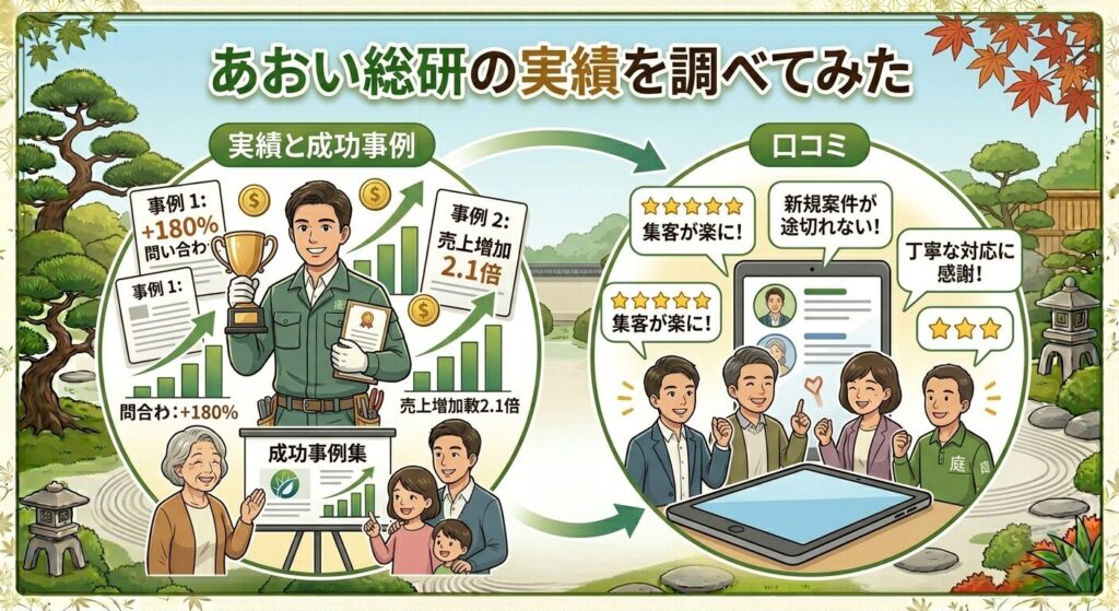 あおい総研の実績を調べてみた