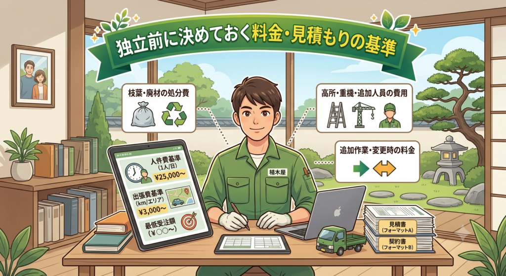 独立前に決めておく料金・見積もりの基準
