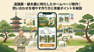造園業・植木屋に特化したホームページ制作｜問い合わせを増やす作り方と改善ポイントを解説