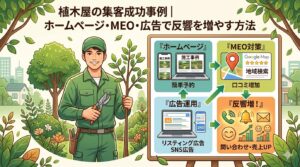 植木屋の集客成功事例｜ホームページ・MEO・広告で反響を増やす方法