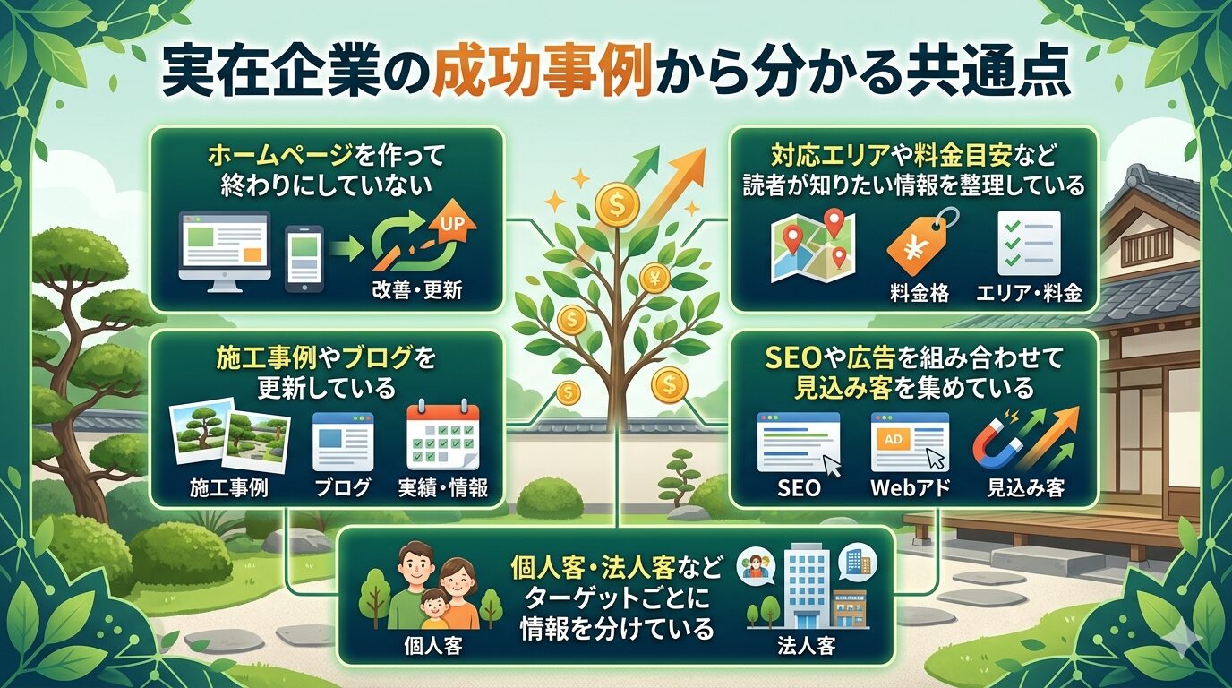 実在企業の成功事例から分かる共通点
