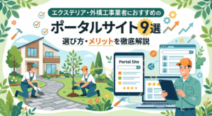 エクステリア・外構工事業者におすすめのポータルサイト9選・選び方・メリットを徹底解説