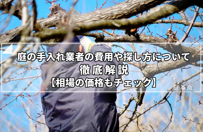 庭の手入れ業者の費用や探し方について徹底解説 相場の価格もチェック 庭革命株式会社