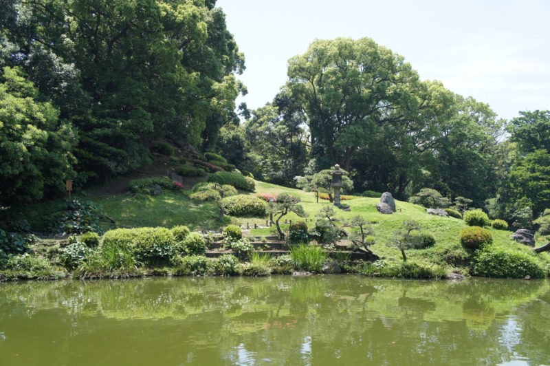 清澄庭園の富士山