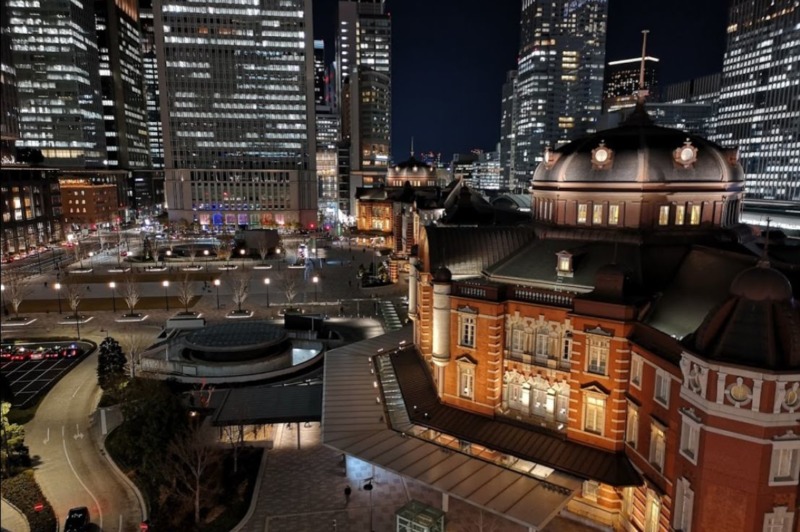 東京駅夜景